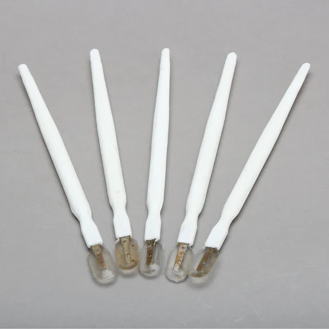 5Pcs Useful White Plastic Bee Keeper Royal Jelly Pen Soft Silicon Head Honey Scratch Scraping Pulp Pen Collect Beekeeping Tools