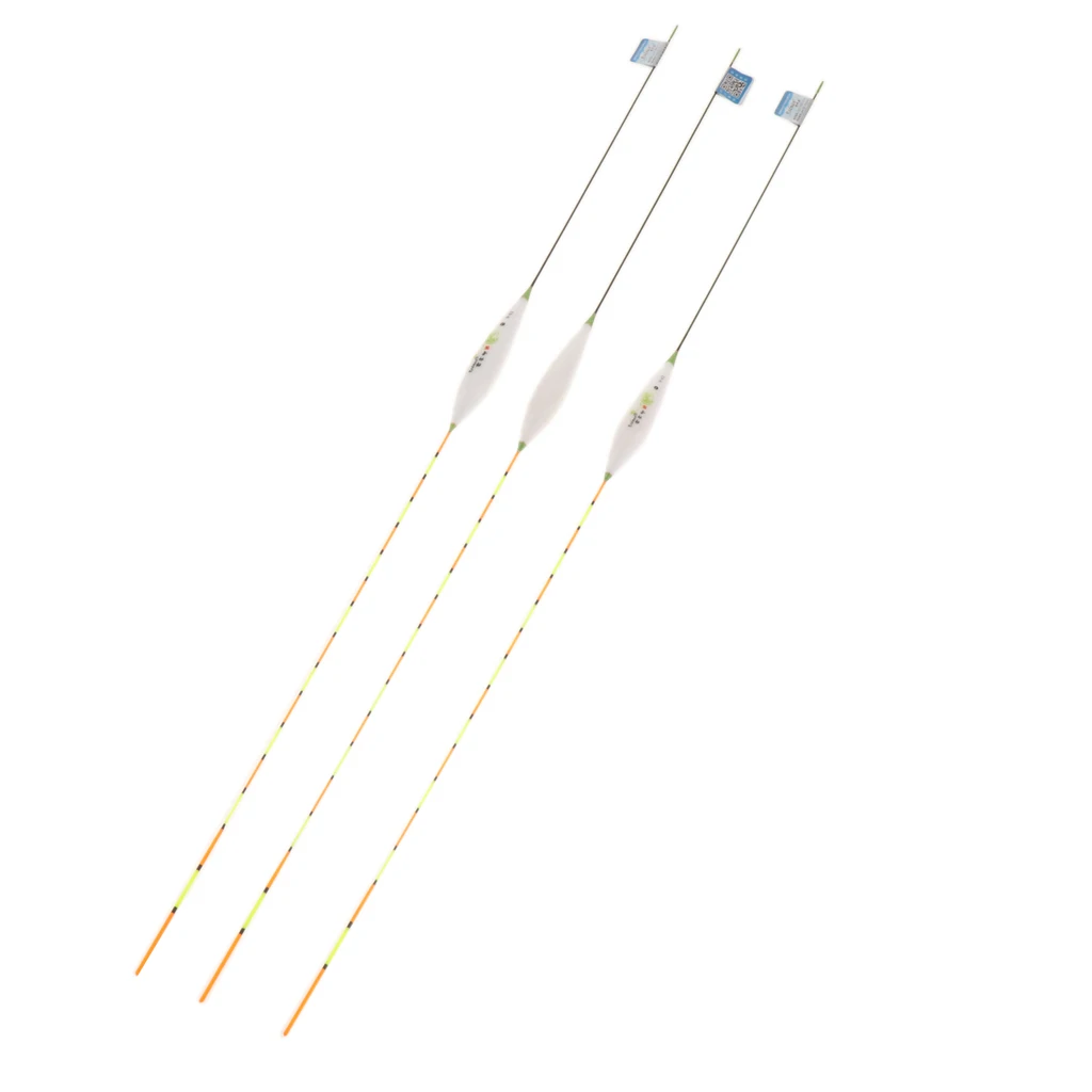 3PCS Fishing Slip Bobbers Floats Fishing Pole Crappie Carp Bobbers Saltwater Freshwater
