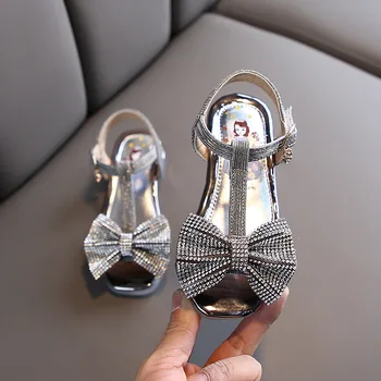 

Sandals Baby Girls Shoes Summer Diamond Sandals Princess Shoes For Girls Kids Sandals For Open Toe Kids Party Shoes