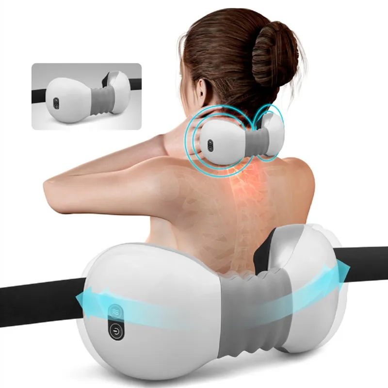 

Electric Cervical Massager USB Charging Automatic Intelligent Neck Meridian Massage Pain Relief Tool Back Relaxation Treatments