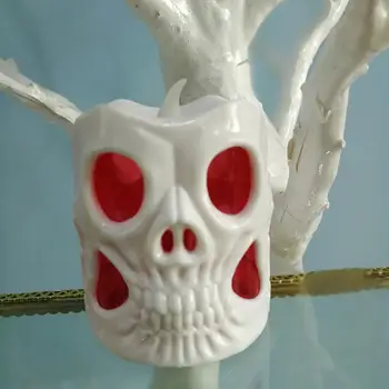

Candles Lamp LED Tealight Halloween Skull Battery Best Gift Home Flickering Electronic Candles Light Creative Flameless
