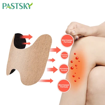 

12pcs/box Knee moxa plaster moxibustion Self Heating Pain Relief warming meridians Patches plaster Leg Cervical Wormwood Sticker