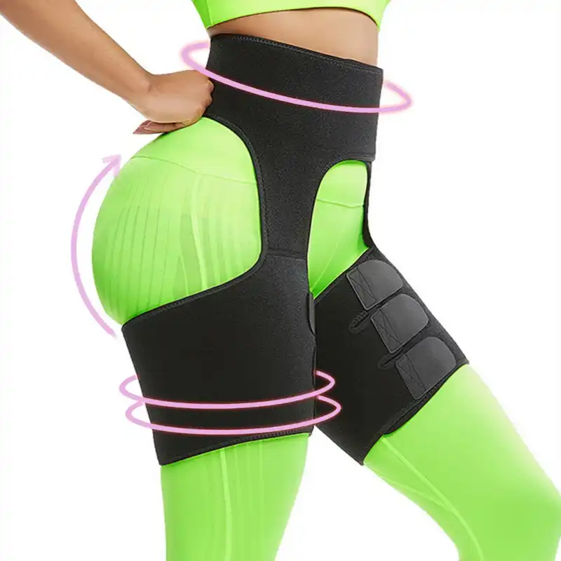 FeelinGirl Neoprene Thigh Shaper Sweat Thigh Trimmers Leg Shaper Lose