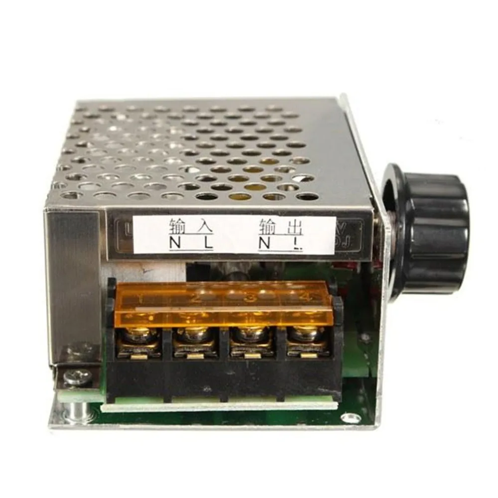 AC 220V 4000W SCR Напряжение регулятор диммер электронный двигатель Скорость контроллер