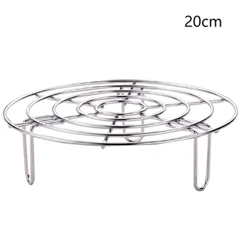 

Pot Pan Cooking Stand Heavy Duty Round Durable Stainless Steel Pressure Cooker Steamer Rack Trivet Cookware