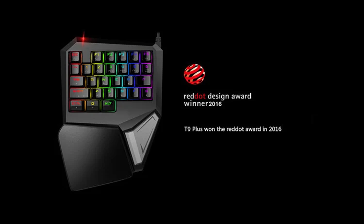 T9 Plus Mechanical Gaming Keyboard one hand keyboard