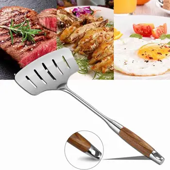 

Kitchen Tools Slotted Turner Spatula Extra Wide Kitchen Spatula for Cooking Baking Flipping Frying