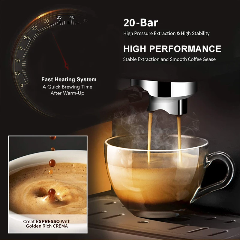 Cecotec Cafetera Express Cafelizzia 790 Shiny Pro Para Espressos Y  Capuccinos - Coffee Makers - AliExpress