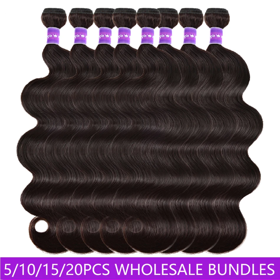 Wholesale Price Bundles Deals Peruvian Body Wave Hair 100% Human Unpressed Virgin Shuangya | Шиньоны и парики