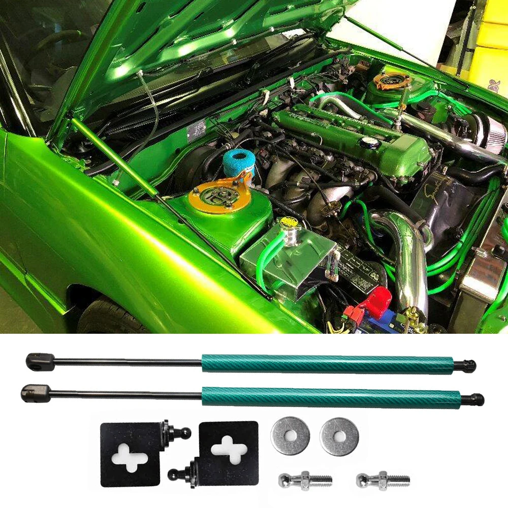 Газовая стойка для Nissan 180SX 200SX RS13U 2x Передняя капот модифицированное углеродное