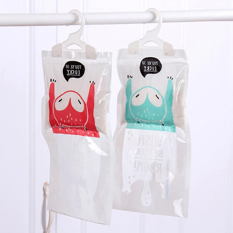 Household Drying Dehumidifier Wardrobe Absorbent Bag Family Use Hanging Drying Agent Dehumidifier Bags Room Accessories Dropship