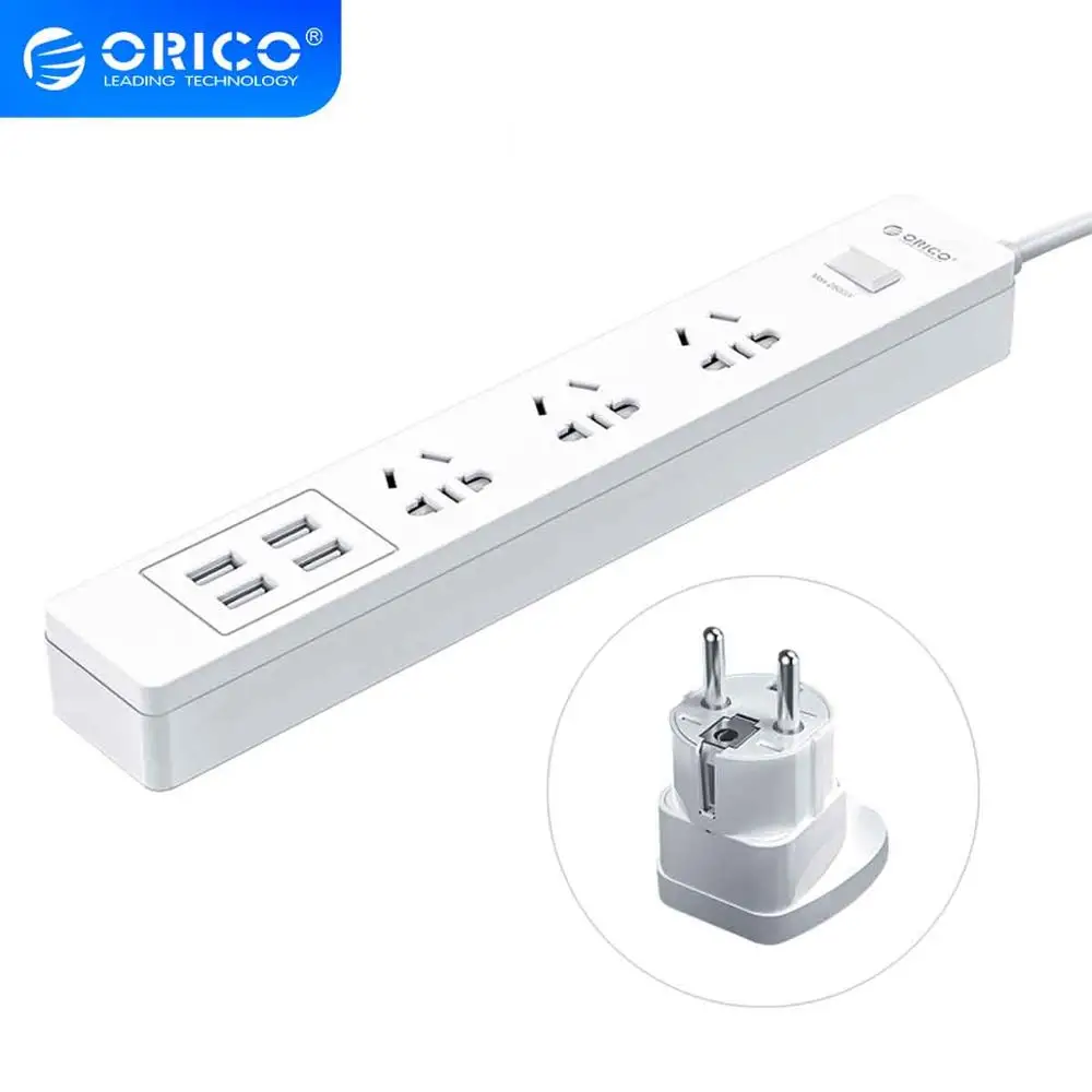 Удлинитель Orico с 4 USB-портами 1 5/250 футов 5 В 2500 А | Электроника