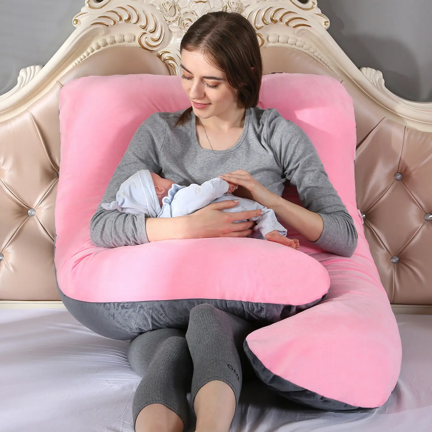 Высококачественная гигантская Подушка для беременных и кормящих для беременных и беременных 70x130 см