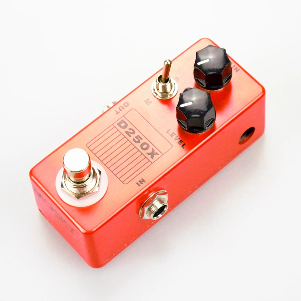MOSKY D250X Analog Preamp Overdrive Mini Guitar Effect Pedal True Bypass Full Metal Shell Guitar Parts& Accessories