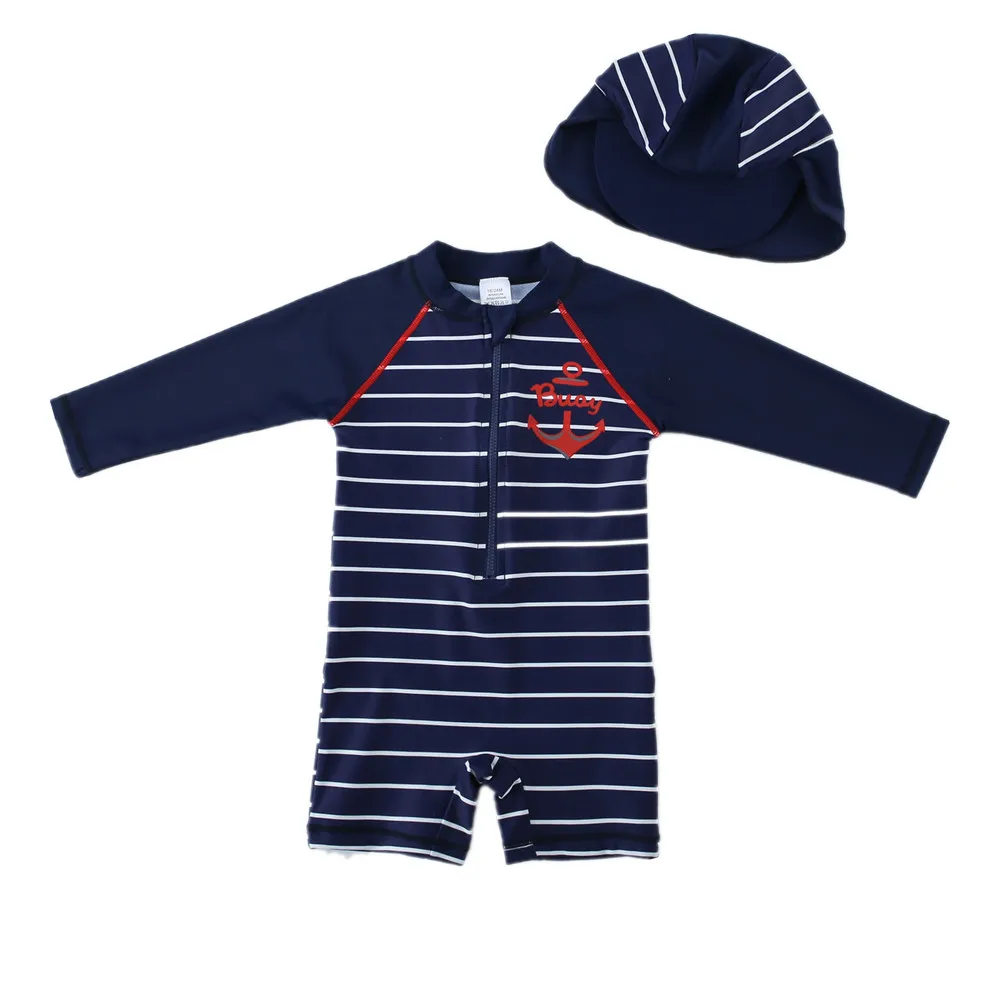 Wishere Baby Swimwear For Boys 3-36M One-piece Swimsuit Kids Beachwear UPF50+ Swimming Clothing Sunsuit children swimsuit
