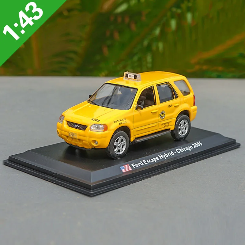 1:43 высокоford ESCAPE HYBRID CHICAGO 2005 такси модель автомобиля из сплава статическая