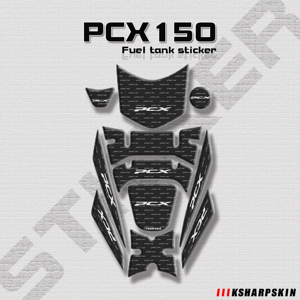 Motorcycle 3D fuel tank protection sticker is suitable for HONDA pcx PCX150 19 | Автомобили и мотоциклы