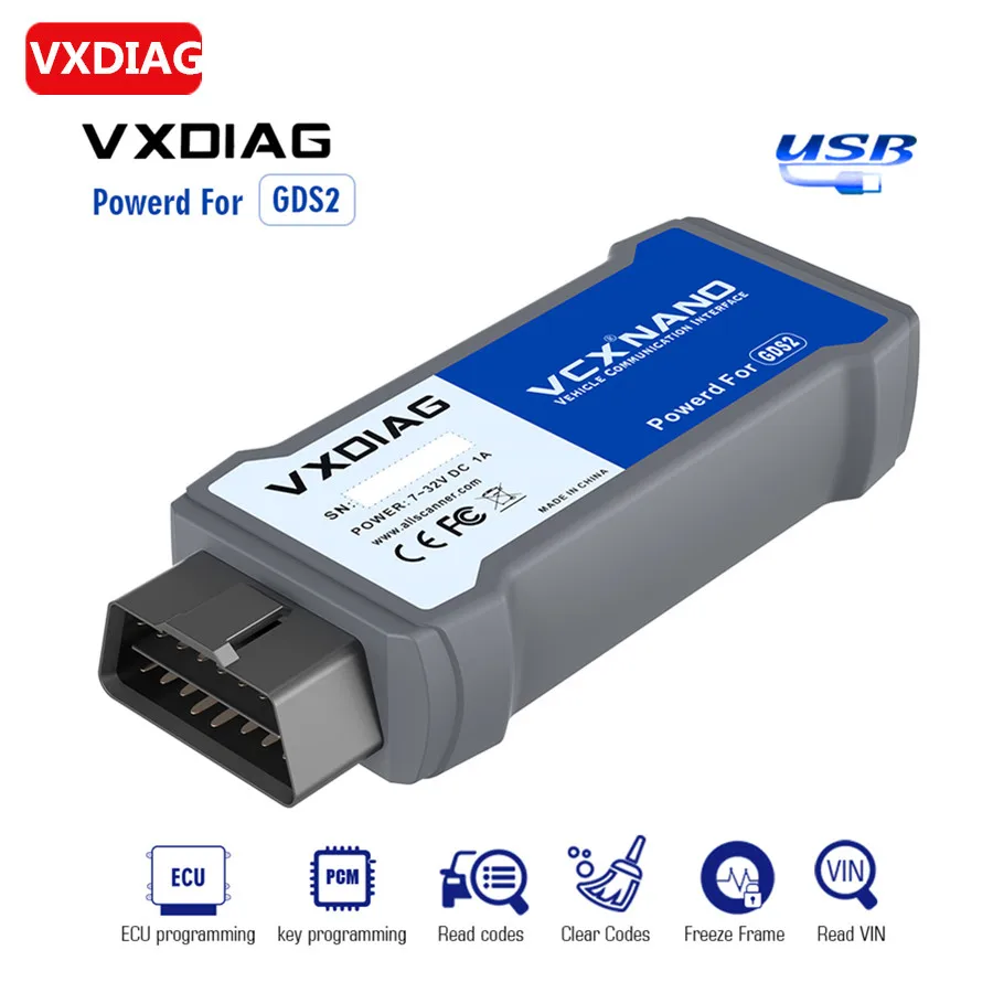 

VXDIAG VCX NANO for GM VXDIAG for GM Support for GM Tech2Win and GDS2