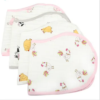 

Cotton Unisex Baby Bibs Burp Cartoon Spitting Milk Pad Infant Saliva Towel Newborn Feeding Care Bibs Mommy Shoulder Slabbetje