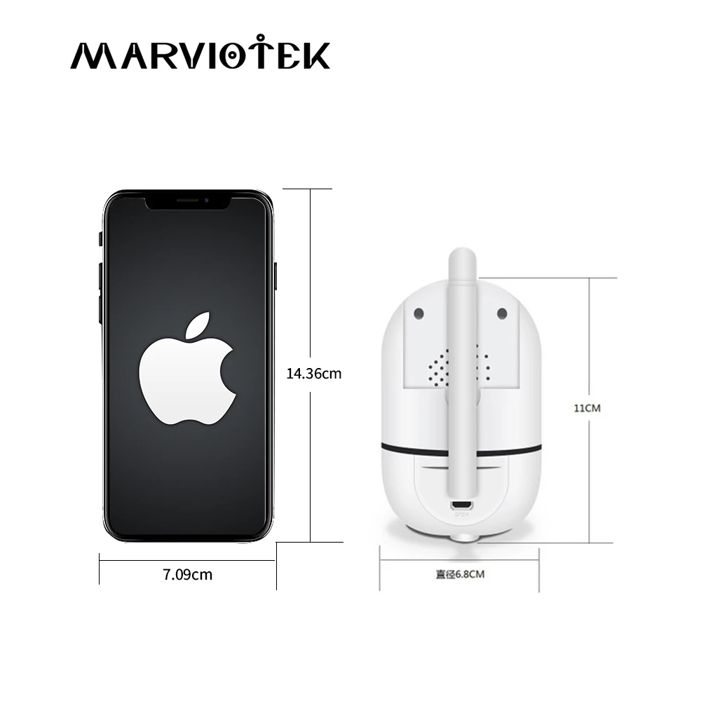  1080P Wireless IP Camera Wifi Intelligent Auto Tracking Human Home Security Network CCTV Camera Mot - 32983526645
