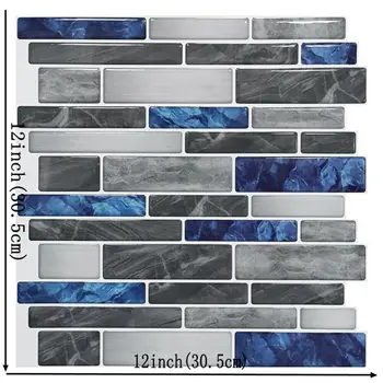 

3D Self Adhesive Kitchen Wall Tile Bathroom Mosaic Tile Sticker Peel & Stick