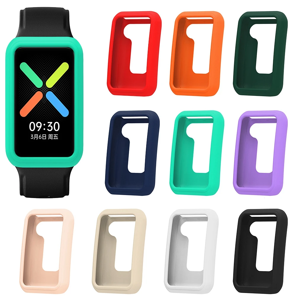 Мягкий силиконовый защитный чехол для смарт-часов OPPO Watch Free | Электроника