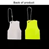 MEILITE 250 candle lights Reflective bag pendant Yellow vest keychains key ings reflective film For traffic safety Warning ► Photo 2/6