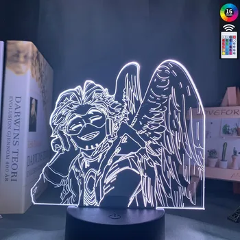 

My Hero Academia Hawks Lamp Anime for Bedroom Decor Child Kids Birthday Gift Manga Gadget Dropshipping Hawks 3D Led Night Light