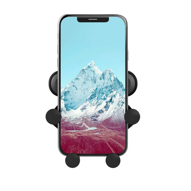 E-FOUR Casr Automatic Control Phone Holder Air Vent Folding ABS Rotate Ball Adjustable Fastener Clip Automatic Stand Smart Phone