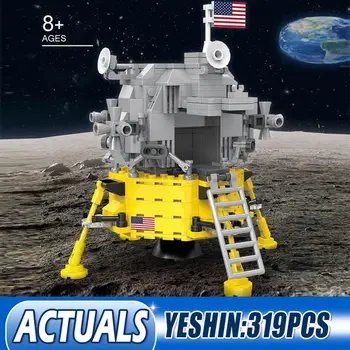 

Yeshin New Creative Toys Compatible With 10266 The Apollo 11 Lunar Lander Model Lepining Building Blocks Kids Christmas Gifts