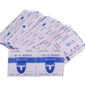 

200pcs/Pack Acrylic UV Gel Polish Remover Wraps Nail Cleaner Easy Use Removal Wrap Manicure Nail Art Tools