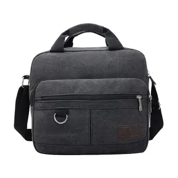 

New Fashion Men's Casual Shoulder Messenger Bag Male Casual Canvas Travel Shoulder Bags Solid Color Fashion Crossbody Bags
