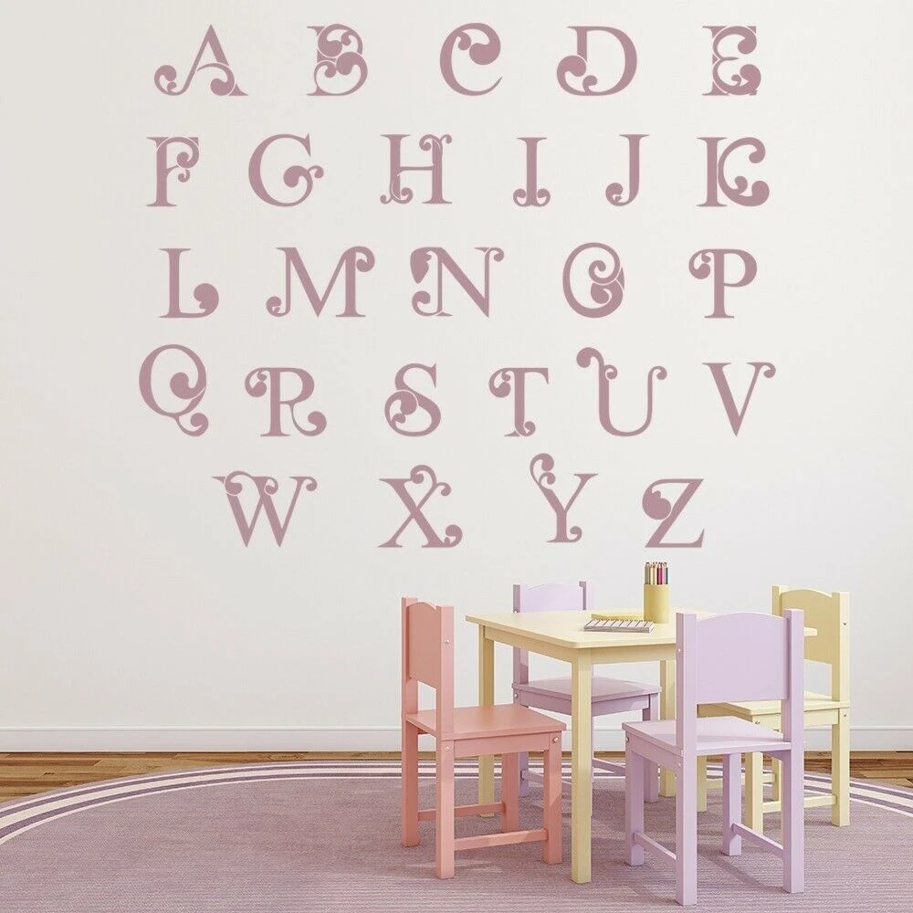 Alphabet Wall Decal Art Letter Mural Kids Bedroom Nursery School Education Creative Door Window Vinyl Stickers Wallpaper Q069 Wall Stickers Aliexpress Alphabet Wall Decal Art Letter Mural Kids Bedroom Nursery School Education Creative Door Window Vinyl Stickers Wallpaper Q069 Wall Stickers Aliexpress