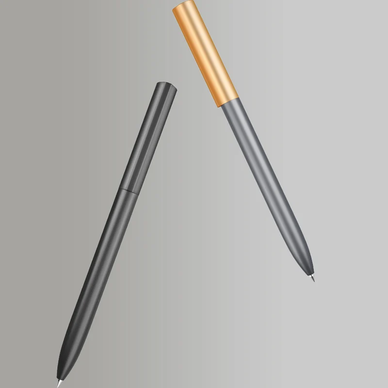 BEIFA Rotating Aluminum Alloy Metal Sign Gel Pen Business Luxury Ballpoint Pen Smooth Writing Office Stationary Gift 2