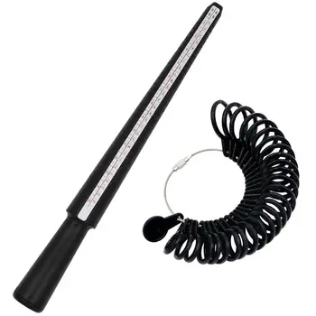 

Ring sizes stick mandrel finger gauge ring sizer set measuring US sizes 0-13 & UK Sizes A-Z Jewelry tools