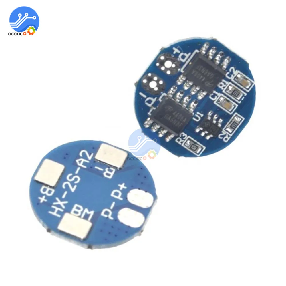 BMS 2S 5A 7 4 V 8 18650 Защитная печатная плата для зарядки литиевой батареи PCM