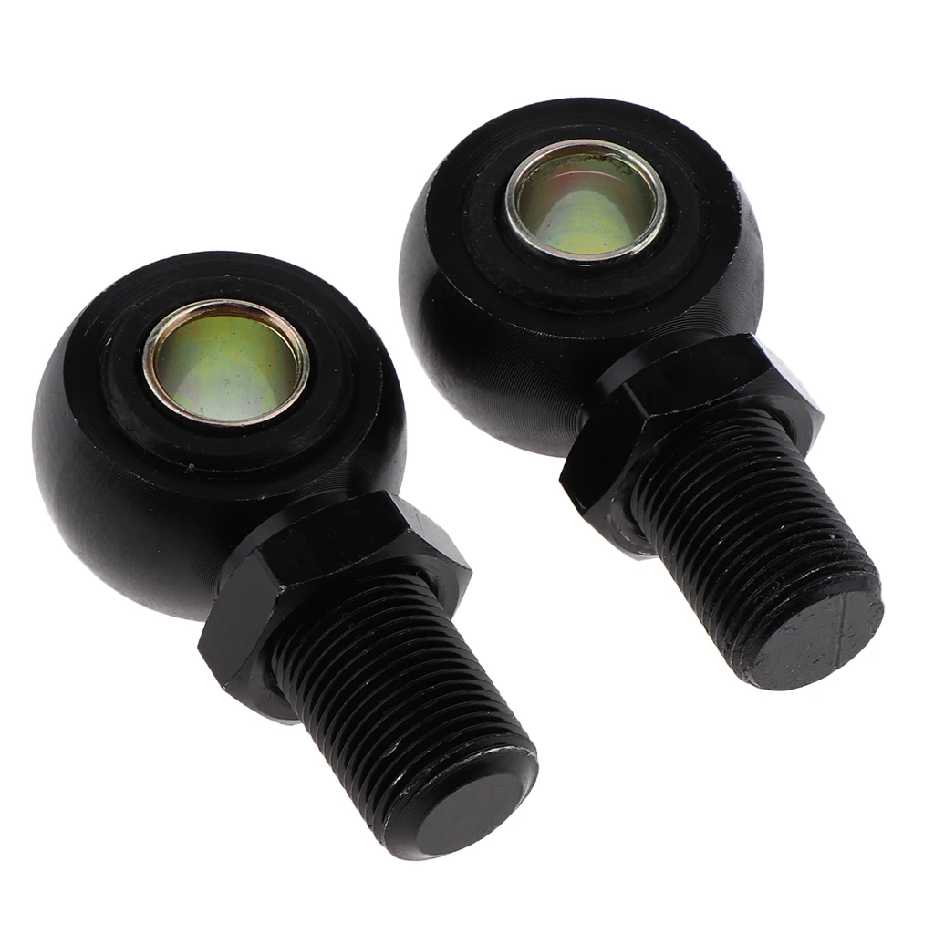 One Pair Eye Adapter Eye End for Motorcycle Scooter Shock Absorber 12mm Black