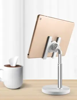

Tablet Holder Stylish Appearance Mobile Phone Support Desktop Live Tablet Support Folding Lifting Telescopic Aluminium Bracket