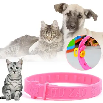 

Adjustable Pet Collar Cat Dog AntiFlea Collar Anti Flea Tick Mite Louse Collar Pet Protect Rubber Necklace Pet Supply