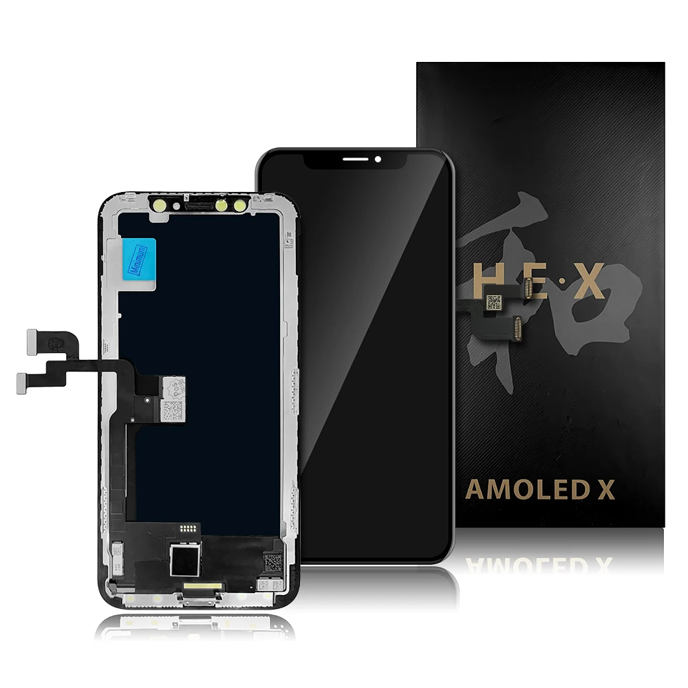 ЖК дисплей для iPhone X Xs Max XR 3D сенсорный экран с дигитайзером в сборе GX ZY JK PK RJ HE TFT Incell