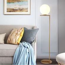 Стеклянный напольный светильник в скандинавском стиле, дизайн, напольный светильник для гостиной, спальни, дизайнерский образец, гостиничный проект