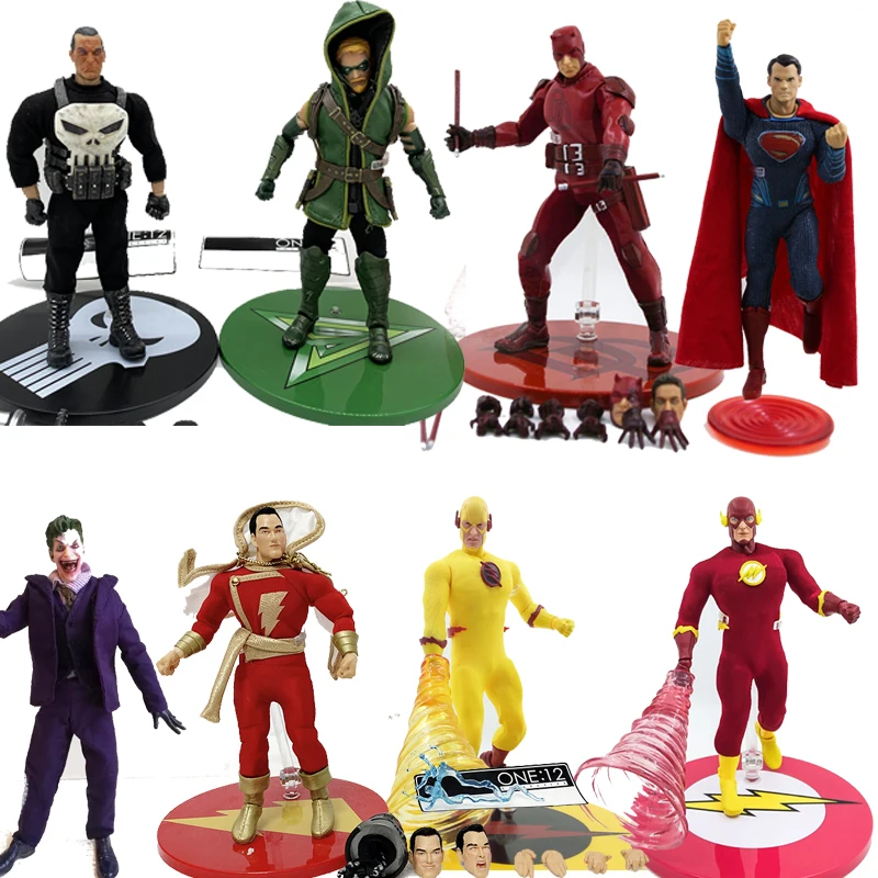 Mezco фигурки Франкенштейна с зеленой стрелой Бэтмена Джокера Супермена Америки