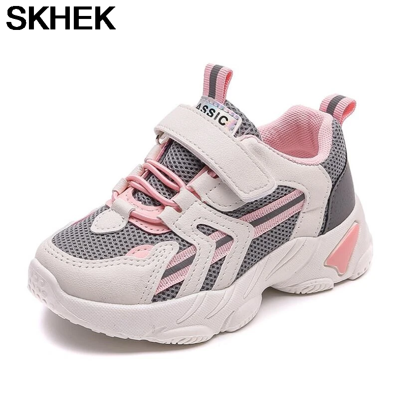  Осенняя детская спортивная обувь SKHEK для мальчиков, кроссовки для мальчиков, дышащая повседневная детская обувь для маленьких девочек…