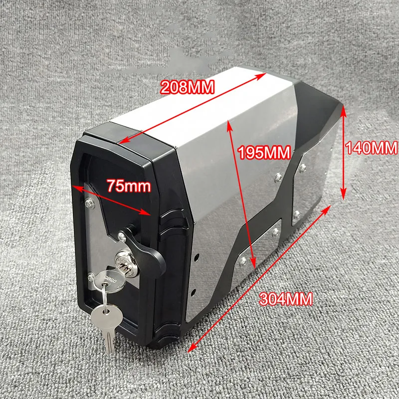 All New Decorative Aluminum Box Toolbox 4.2 Liters R1200GS LC Tool Box Left Side Bracket For BMW R1200GS R1250GS ADV 2004-2019 (13)
