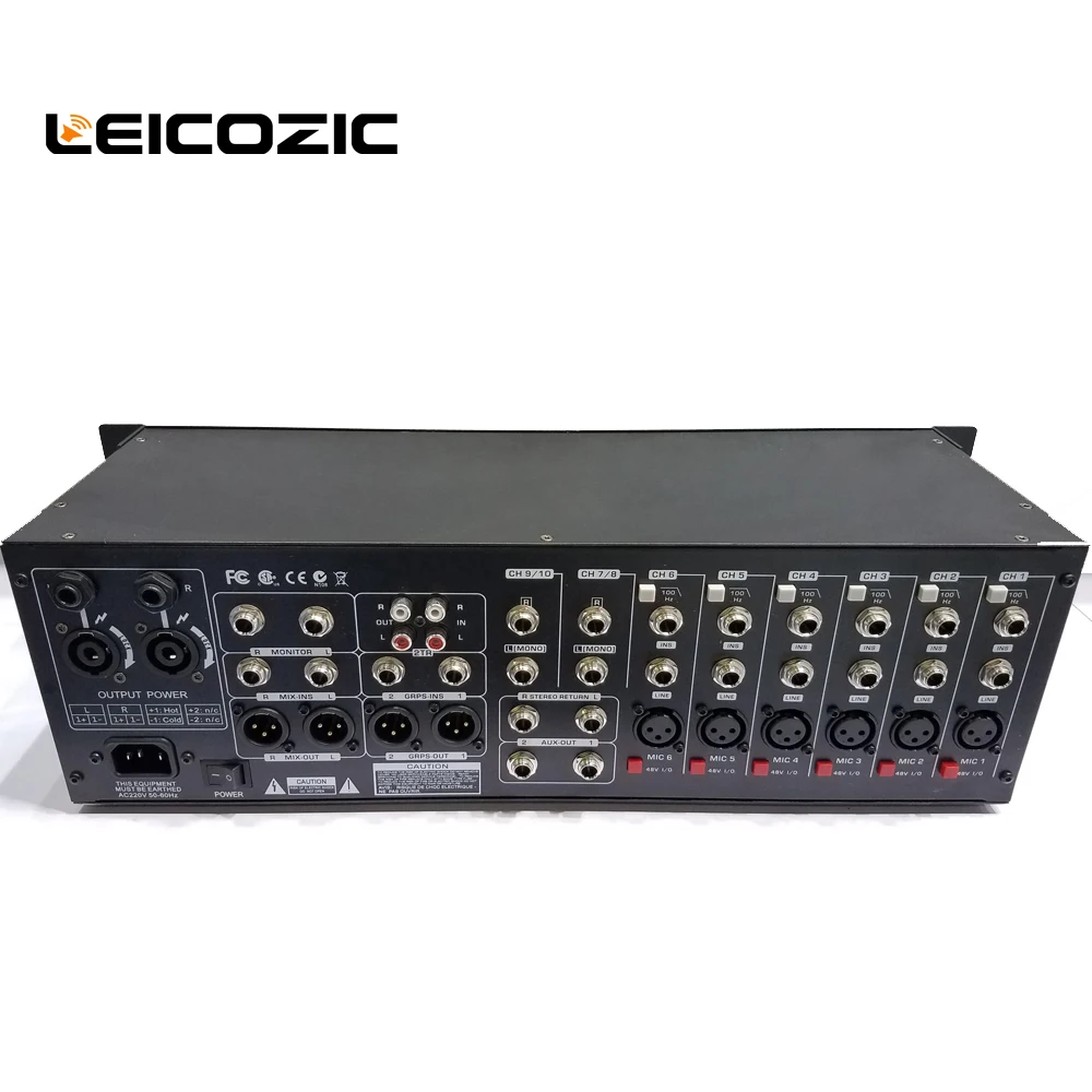Leicozic Professional Powered Mixer 320W x2 @4ohms