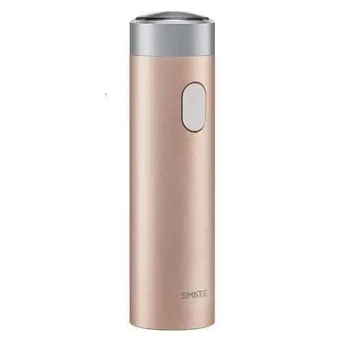 Gold Xiaomi Smate электробритва, Бритва для мужчин, USB перезаряжаемая машина для сухого влажного бритья, триммер для бороды, волос IPX7, моющееся одно лезвие - Цвет: Gold