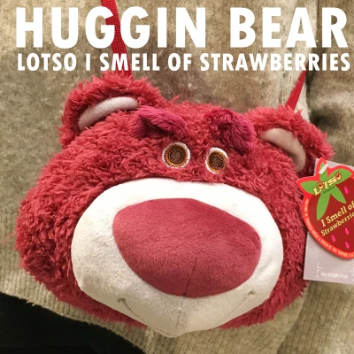 Free Shipping New High Quality Cute Cartoon Stuffed Animal Crossbody Bag Strawberry Bear Backpack Wallet Card Bag
