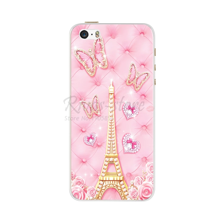 Cute Flower Ultra-Thin Silicone Phone Case - Soft Back Cover