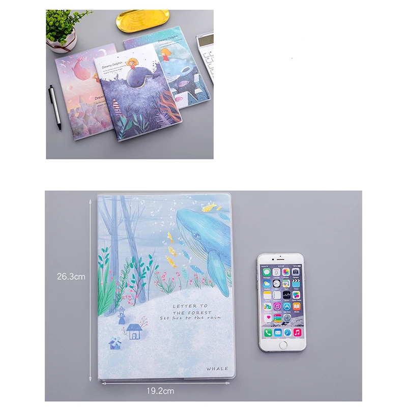 B5 большой блокнот из ПВХ для студентов бумажный планировщик Bullet Journal Agenda школьный дневник записная книжка простой блокнот тетрадь для упражнений