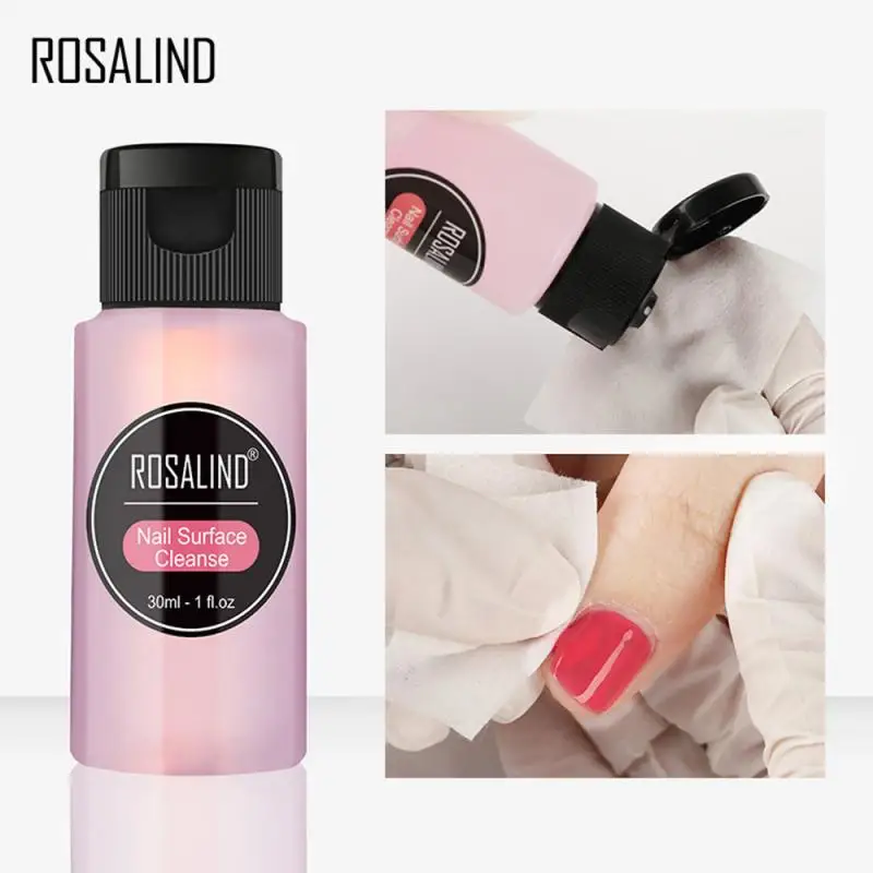 

1pc 30ml Nail Surface Cleanser Gel Polish Remover UV Gel Sticky Remover Liquid Enhance Shine Effect Cleanser Remover Tool TSLM2